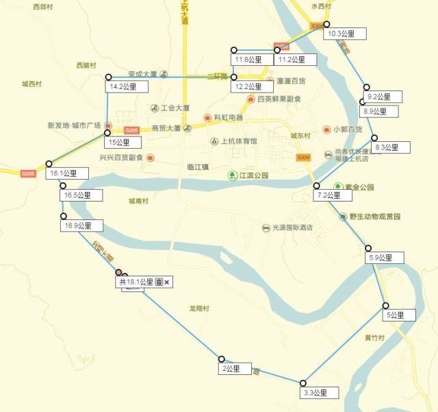 紫金公园,金秋老年公寓,水果采摘园,水西渡大桥,三环路,二环路,上杭