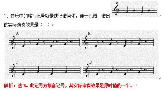 【教师招聘】易错点解析:乐谱中的演奏记号