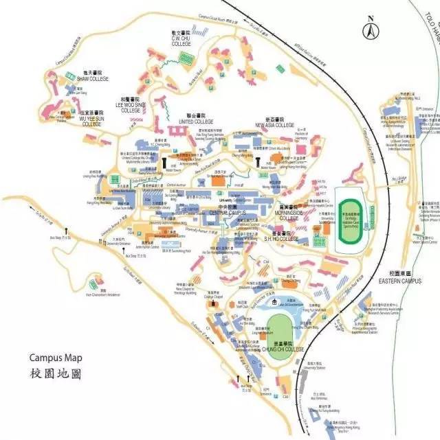 香港中文大学校园地图全攻略
