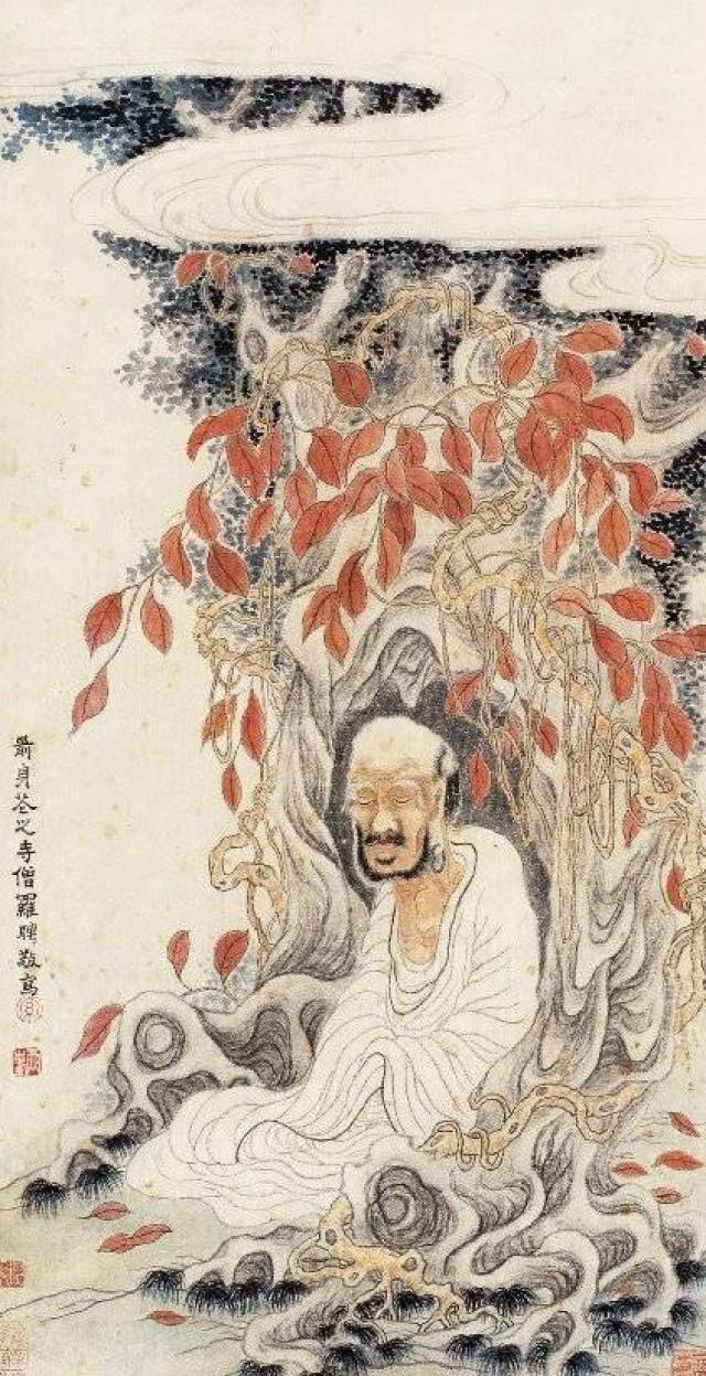 晚清画家与画论家秦祖永于《桐荫论画》中推罗聘绘画为"神品":"