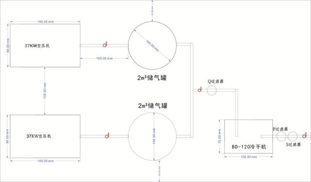 螺杆式空压机安装及管道配管注意事项