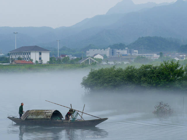 建德下涯,绝美雾景之中的中国特色摄影