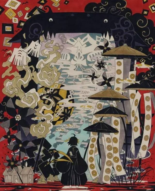 插画师 | 善于把平面构图技巧用到插画里的画师
