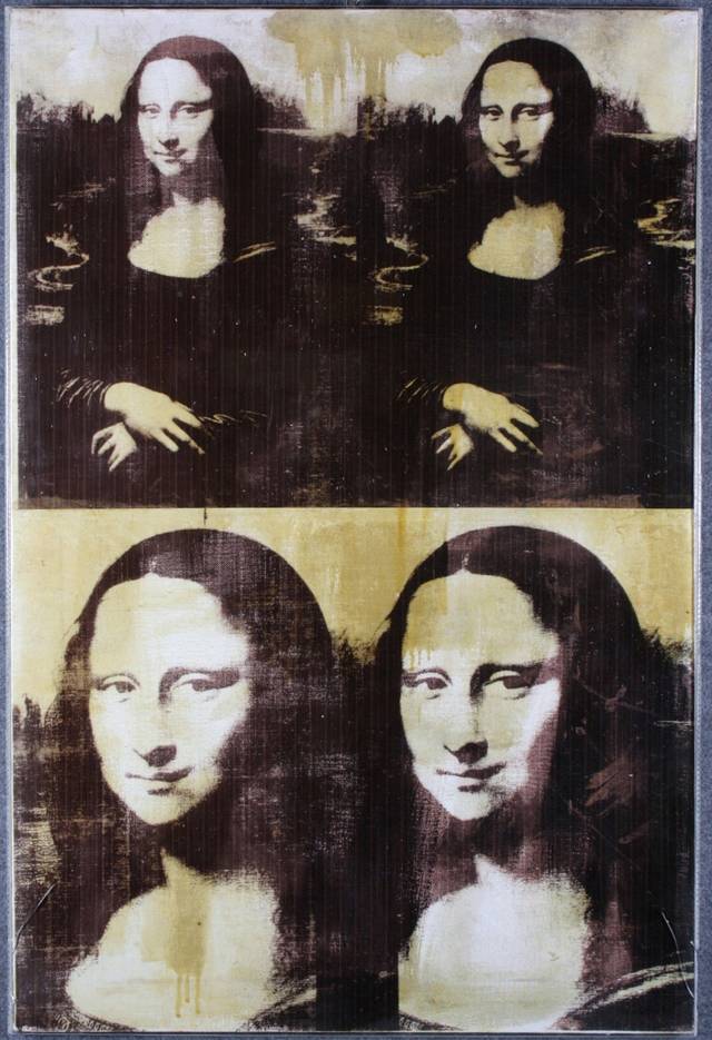 5 x 22 cm,现成品,1964 安迪·沃霍尔,《蒙娜丽莎》(一组四幅), 布面