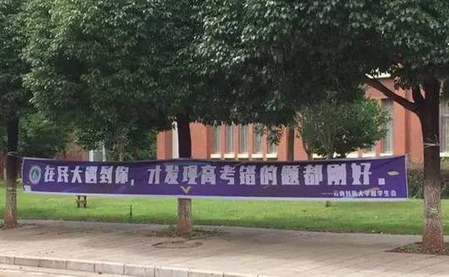 开学了!各大高校的迎新横幅又来说段子了!笑到不能停!