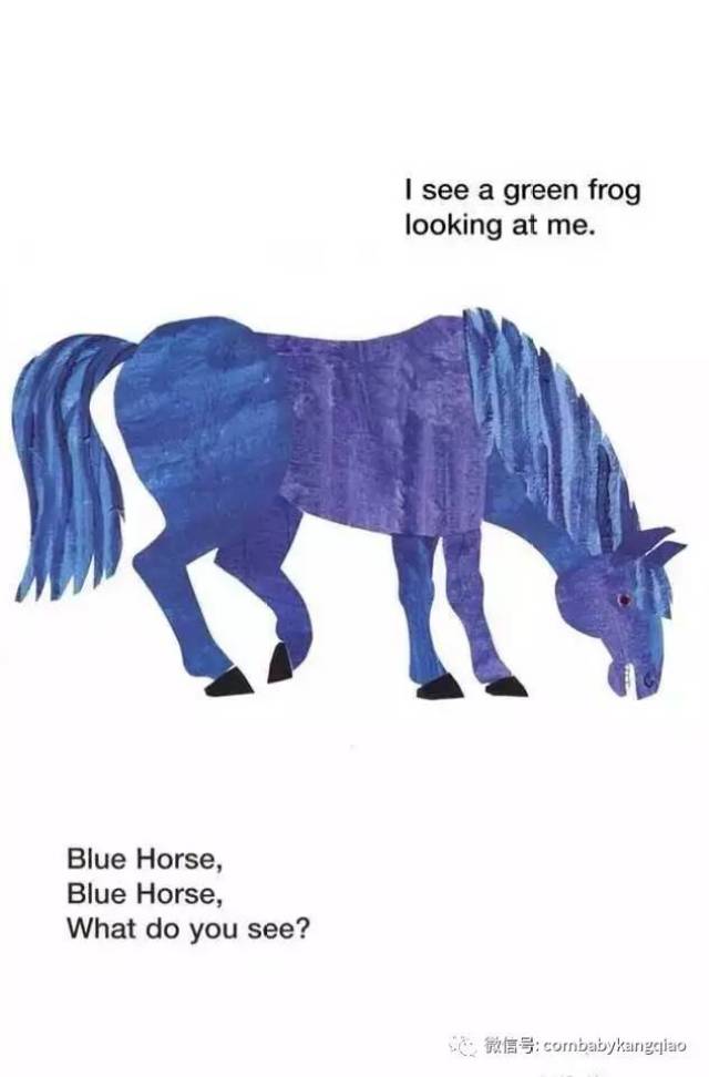 blue horse, blue horse, what do you see?