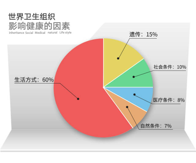 世界卫生组织总结了影响人类健康的因素