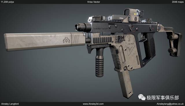 所有kriss vector系列的冲锋枪会使用标准格洛克(glock)手枪的可拆卸