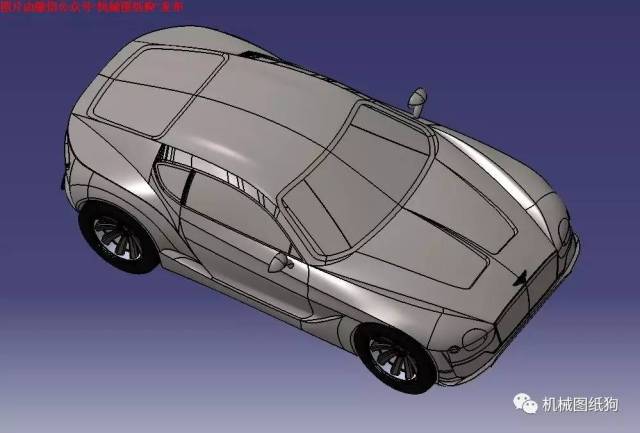 【汽车轿车】简易bentley exp轿车外壳造型3d建模图纸 solidworks设计