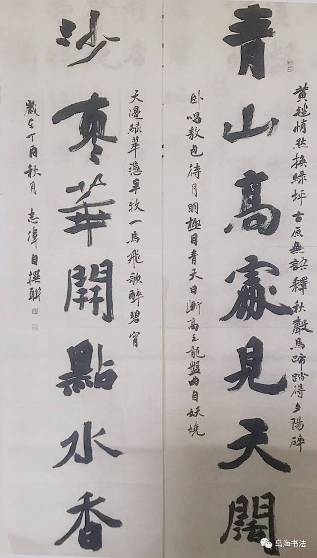 【乌海书法档案】张志伟2017书法新作