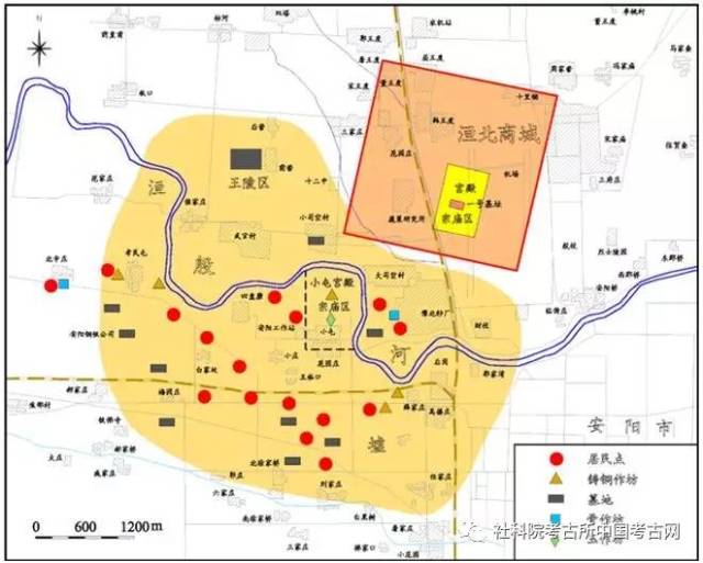 图六 殷墟遗址范围图