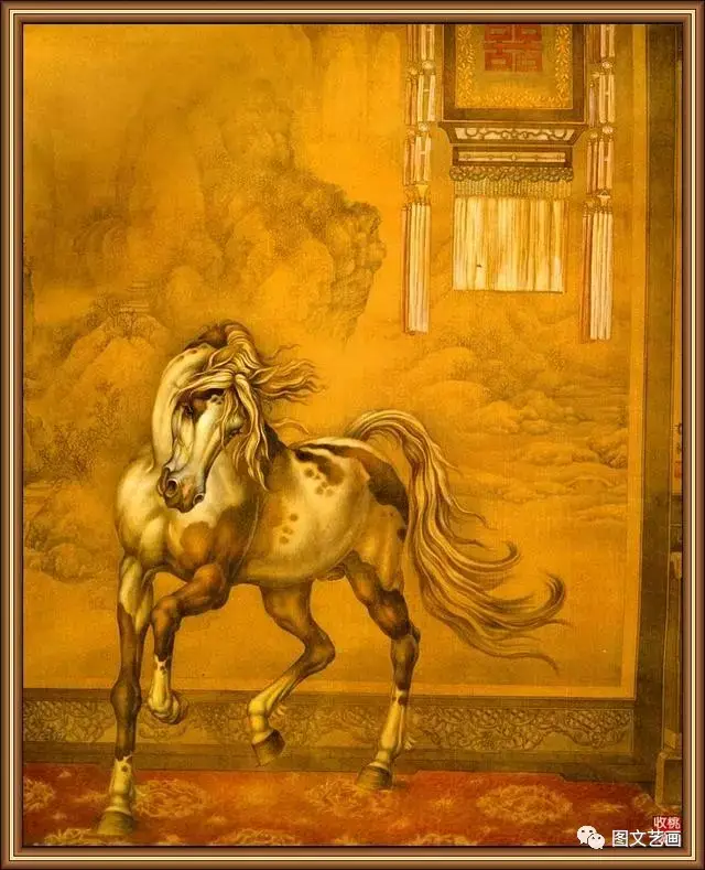 田书翰工笔画(马),国画欣赏,出神入画