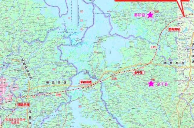 余干高铁站位置选定鹭鸶港距县城仅仅7公里