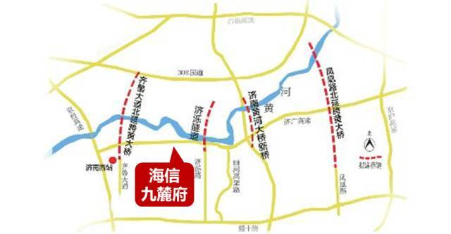 济南黄河公路大桥扩建工程,齐鲁大道北延跨黄河通道(齐鲁大桥),凤凰路