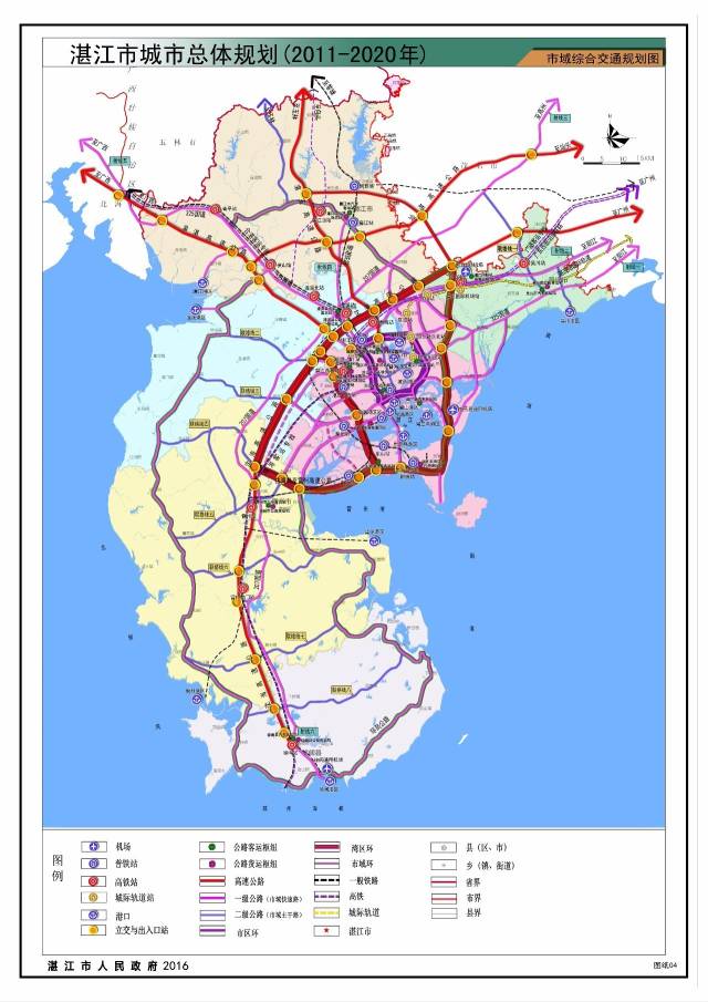湛江最新城市总体规划公告,几年后的湛江将让你尖叫!包含东海岛在内!