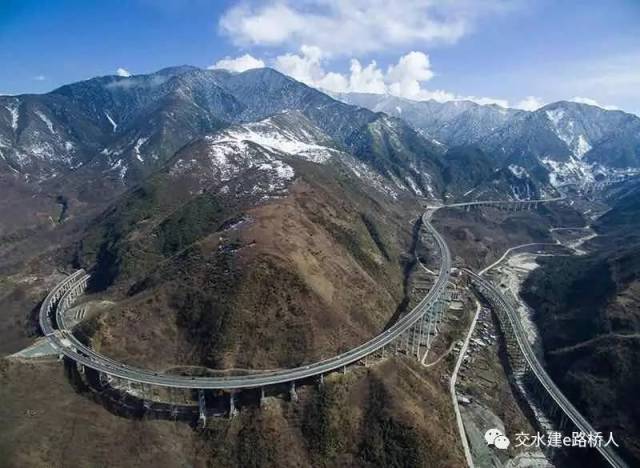四川雅西至泸沽双螺旋隧道,设计首创.