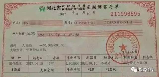 男子持"上亿元存单"来馆陶工行贷款,结果被抓