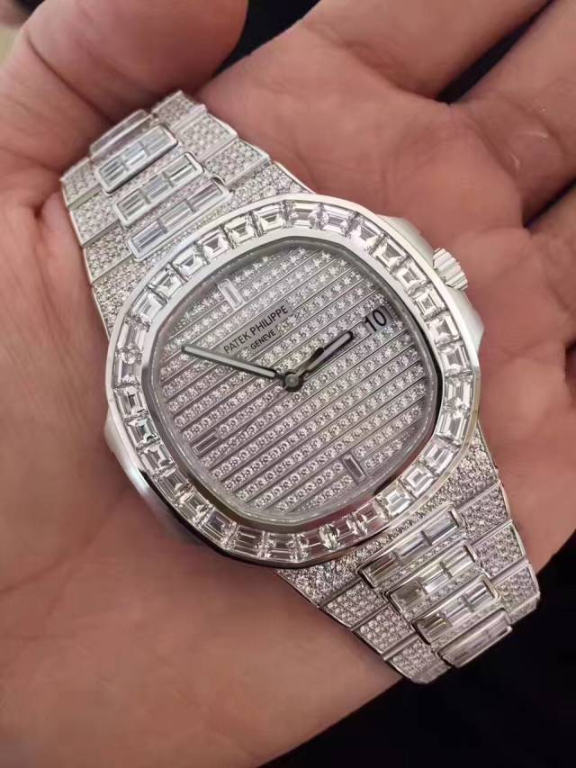 patek philippe百达翡丽5719g白金满天星腕表评测