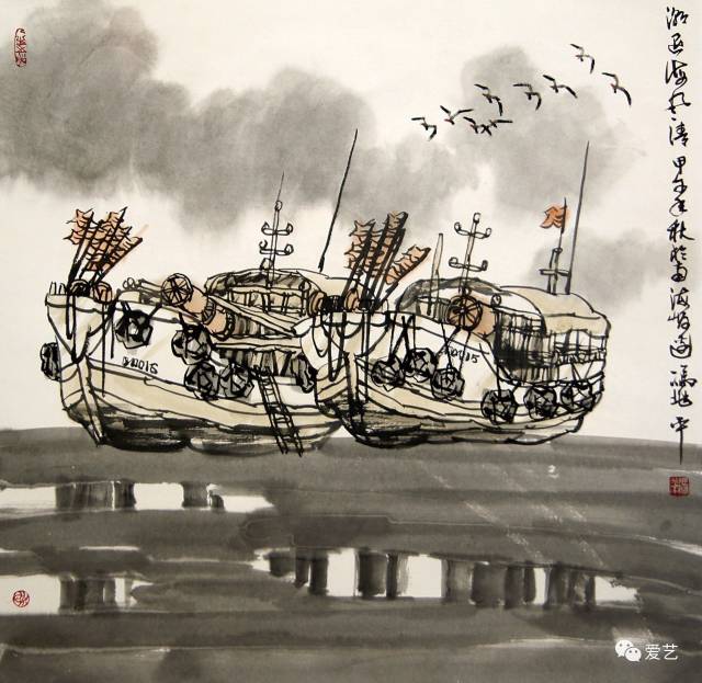 海上丝路情|冯兆平中国画作品展