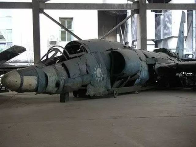 中国军事博物馆陈列的u--2侦察机残骸