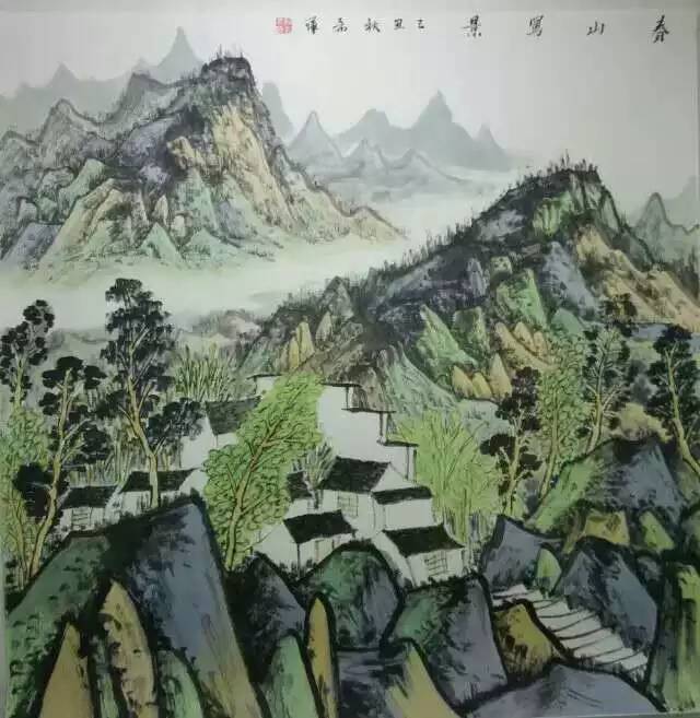 妙笔生花 |漳州著名画家许希晖挥毫泼墨,世界瞩目!