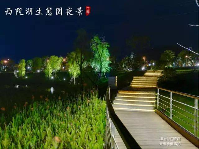 漳州西院湖撩人夜景第一次见!