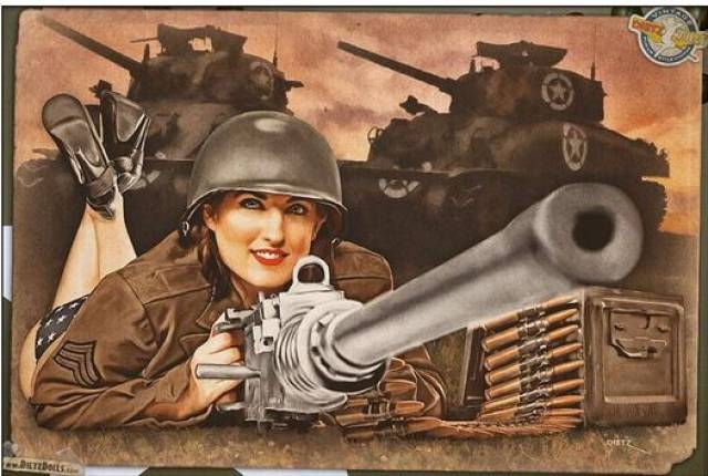 二战美军是用这些美女宣传画,将士兵"骗"上战场吗?