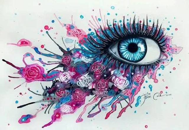手绘眼睛绘画大全,简直美到不行!