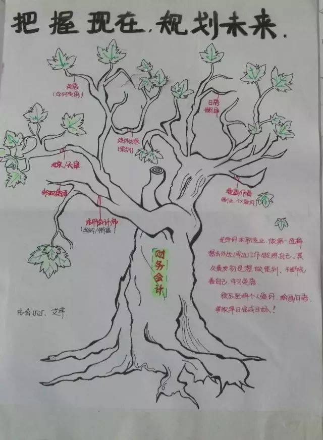 这里有一个获奖的好事情 小伙伴们还记得那个职业树吗 就是引导学生