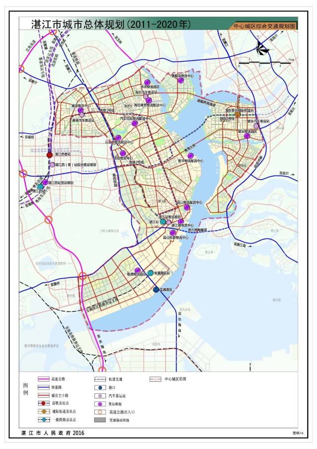 湛江最新城市总体规划公告,遂溪将被纳入主中心?