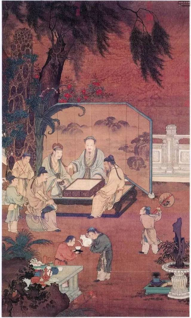 【欣赏】刘松年十八学士图卷