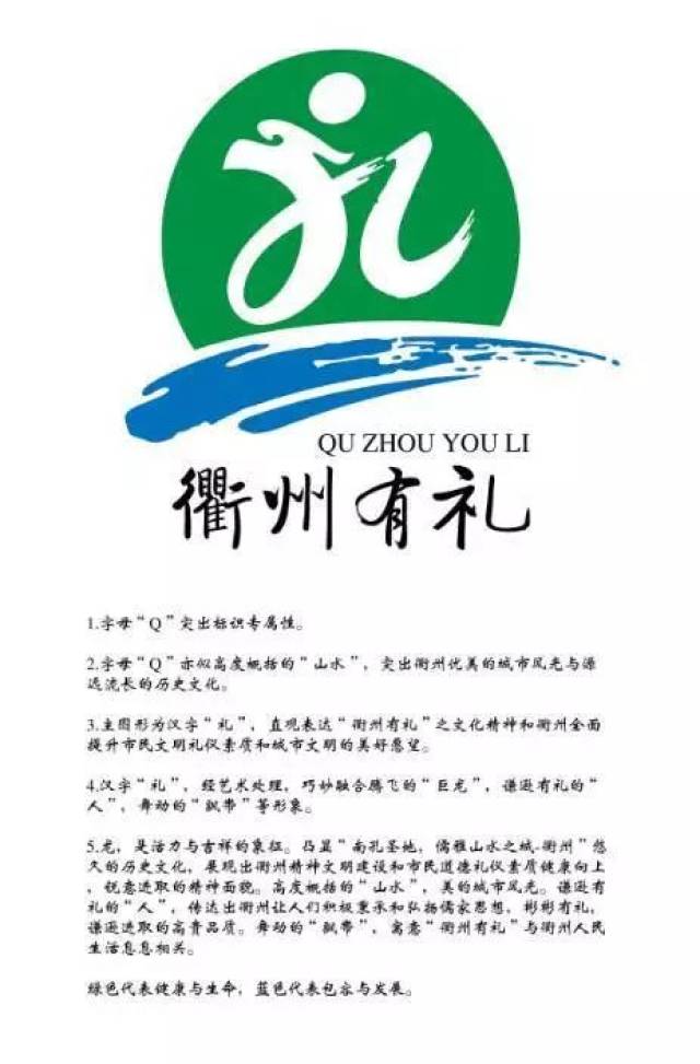 "衢州有礼"logo征集初选结果出炉,这几款都给85分以上