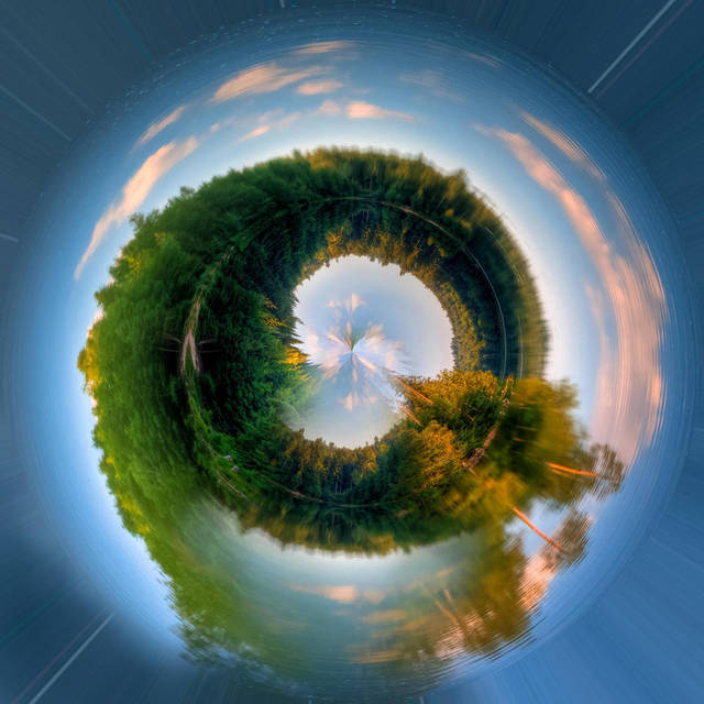 制作奇幻的360度圆形场景