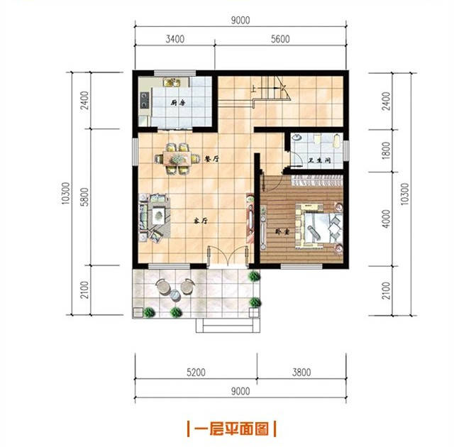 3套三层农村别墅户型,年轻人就喜欢这样的房子,带平面