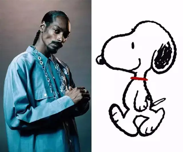 但在说到嘻哈教父snoop dogg 时,由于口误一不小心说成了snoopy dog