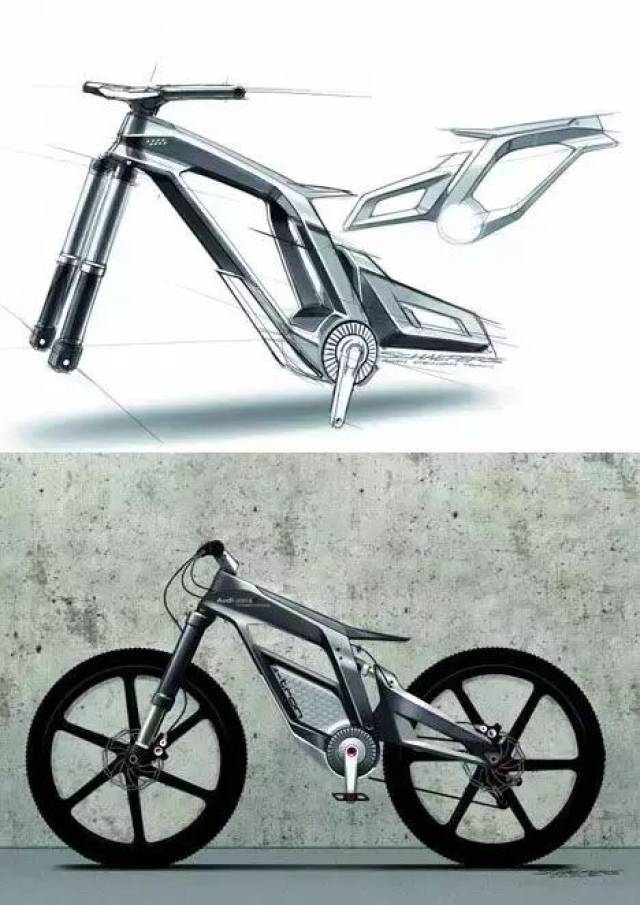 【手绘】"自行车"的设计几何之美