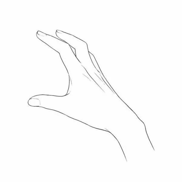 不会画手?400张手部姿势白描送给你。