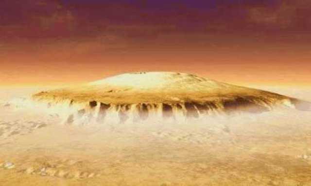 比珠穆朗玛峰高三倍的山脉出现在火星上, 200万年前喷发过!