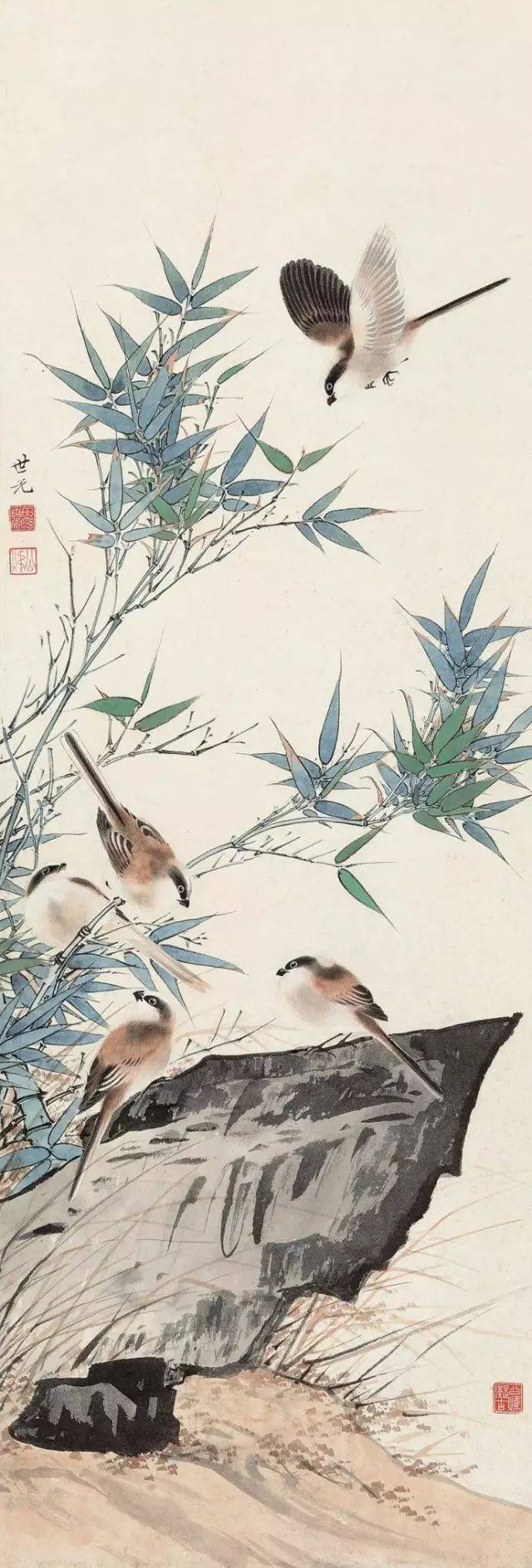 其中给北京画家的有5本:有他朋友李可染,李苦禅,学生胡爽安,田世光和