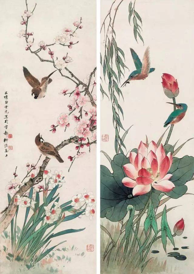 田世光|工笔花鸟画大全(170幅)