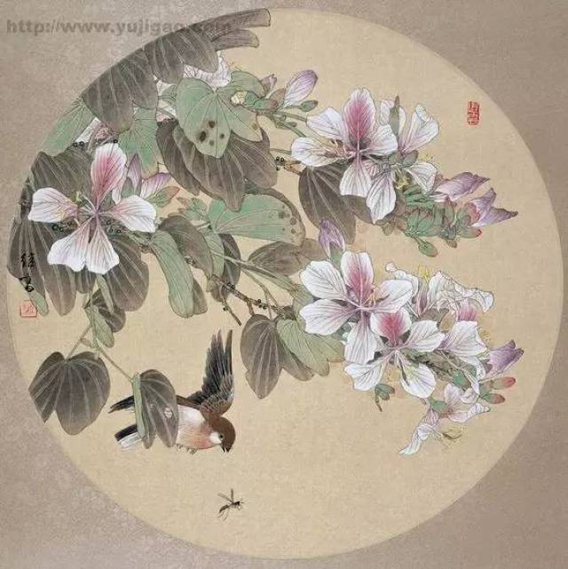 当代工笔花鸟画大师喻继高