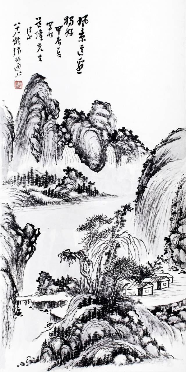 张叔通山水画