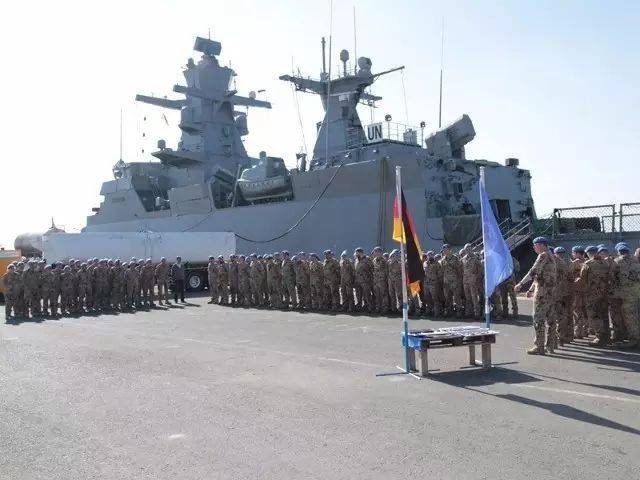 军事部署,部署期间有3/4的时间在海面值勤,1/ 4的时间驻扎在塞浦路斯