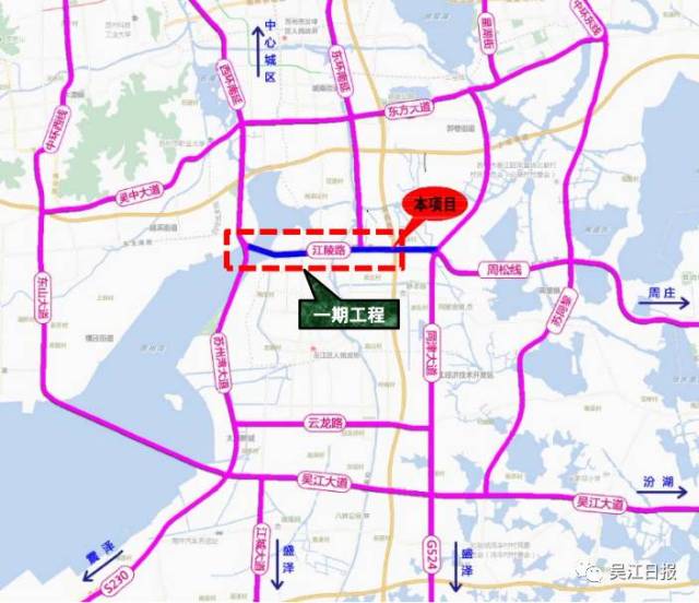 【重磅】刚刚获悉,吴江城区的第一条高架要开建啦!