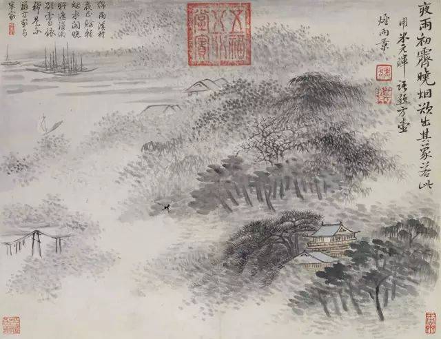 开常州画派,创没骨画风|一代花鸟画宗师恽南田