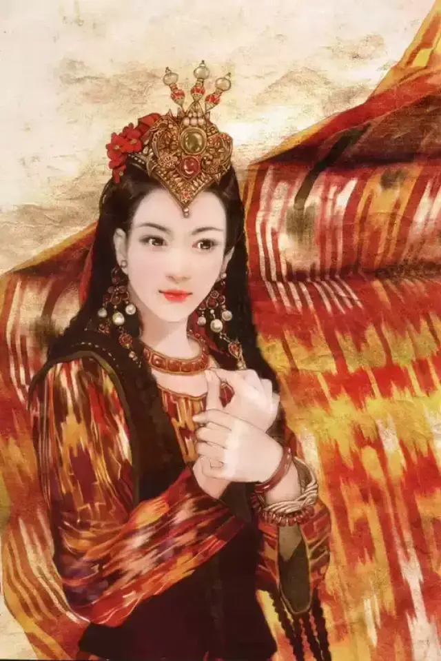 融合了汉人以及后来迁来的吐蕃人,契丹人,蒙古人繁衍发