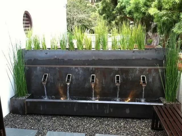 100款现代格调的水景,庭院里的细水长流.