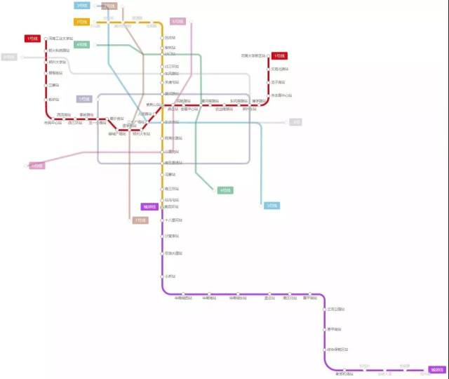 2017年郑州地铁规划大全,路过你家没? 运营中地铁:1号线