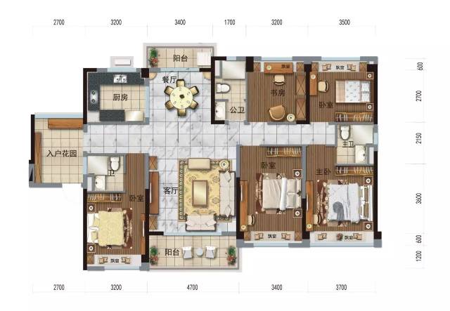 物以稀为贵,建面约215㎡望江天墅户型是罗定碧桂园为书写罗定辉煌历史