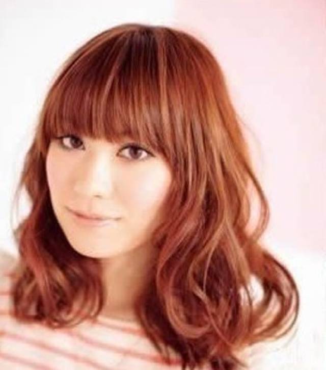 日系圆脸女生新娘发型|艾维美|郑州婚纱摄影前